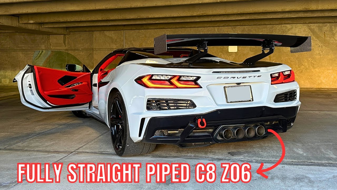 Вот как звучит выхлопная система за 12&nbsp;000 долларов на C8 Z06!