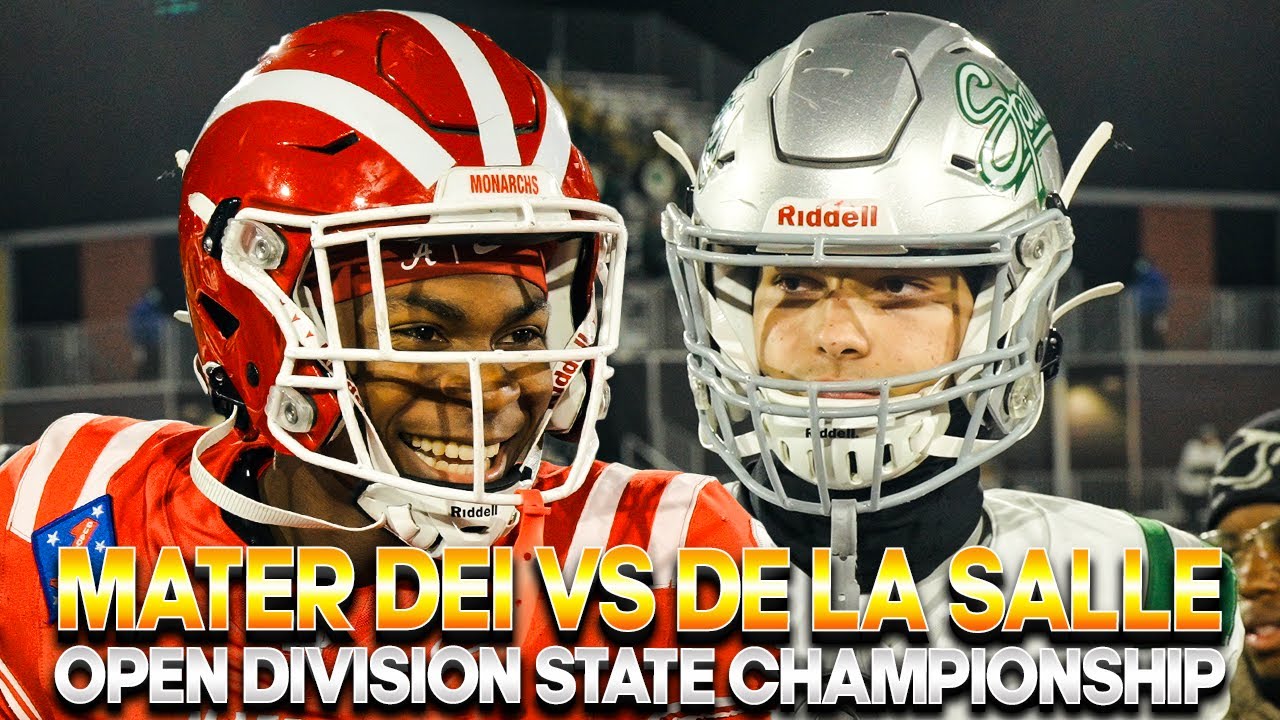 Mater Dei vs De La Salle CIF State Championship‼️🏆- Spartans Push Monarchs To The LIMIT🤯👀