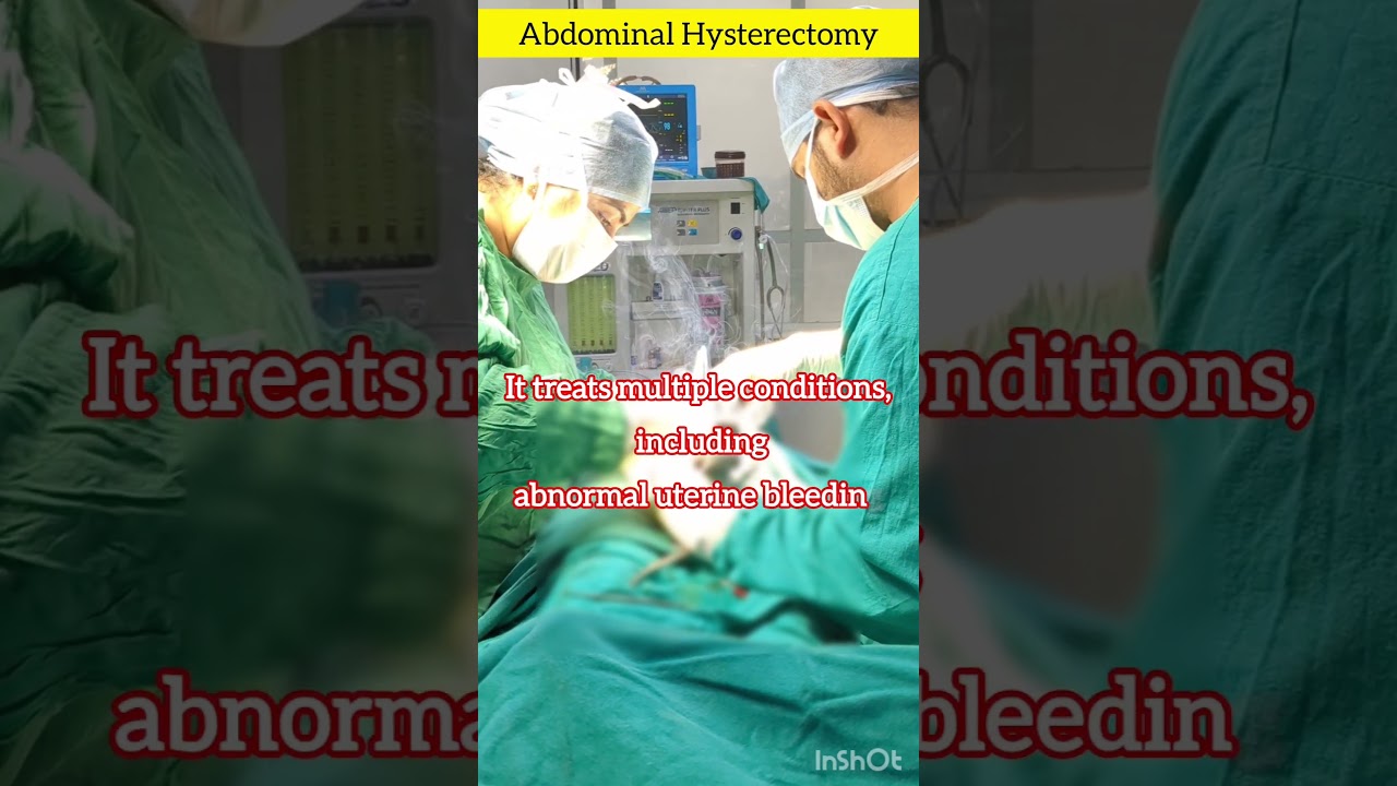 Uterus removal Surgery (Abdominal Hysterectomy) by Dr Rakshita Malik #doctor #mbbs #gynaecologist