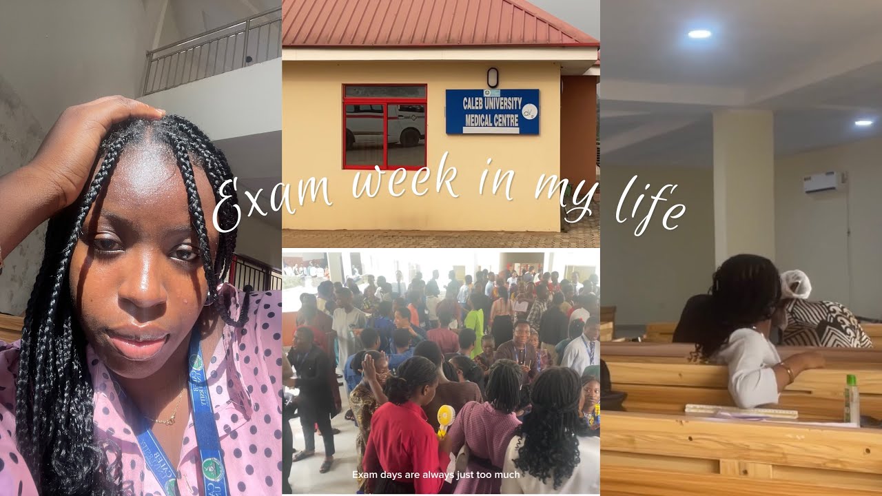 Exam week in a Nigerian private university |aesthetic vlog|Life of a Nigerian girl🍃