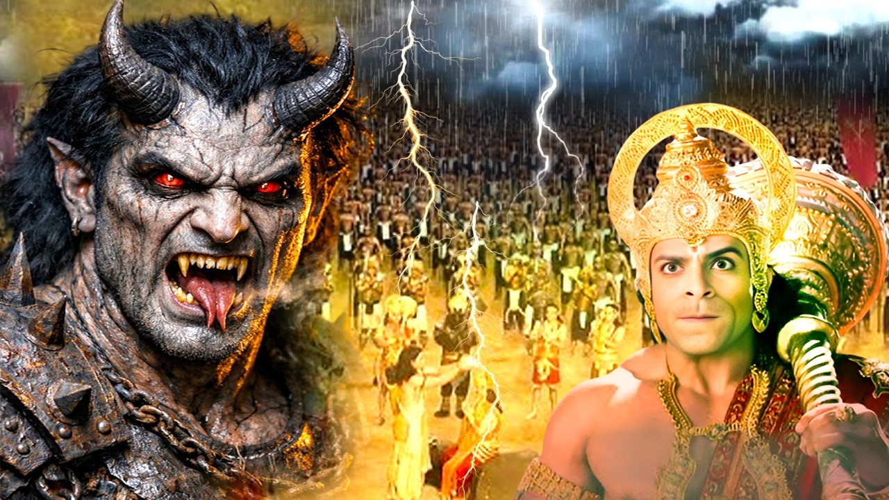 महा शक्तिशाली राक्षस ने युद्ध में मचाया भगदड़ | Hanuman Hindi Tv Series, Series, Nirbhay Wadhwa