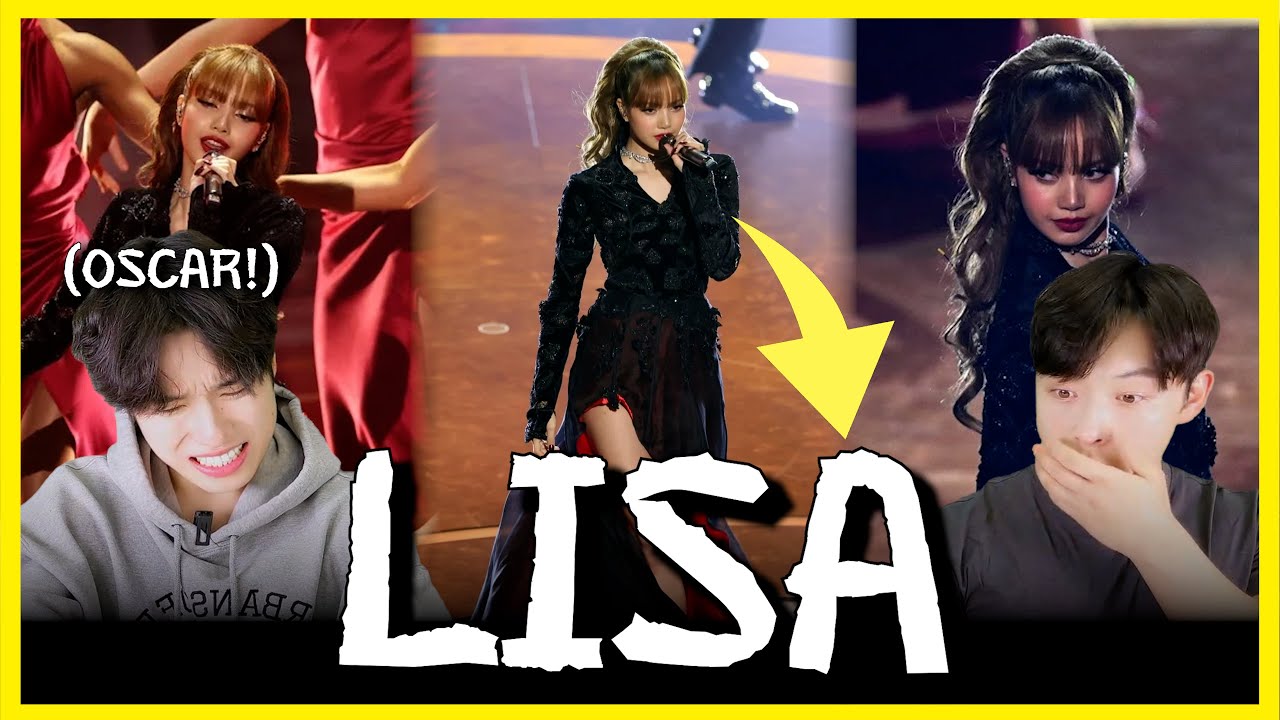 Korean react LISA 'performing at Oscar 2025'😱😍