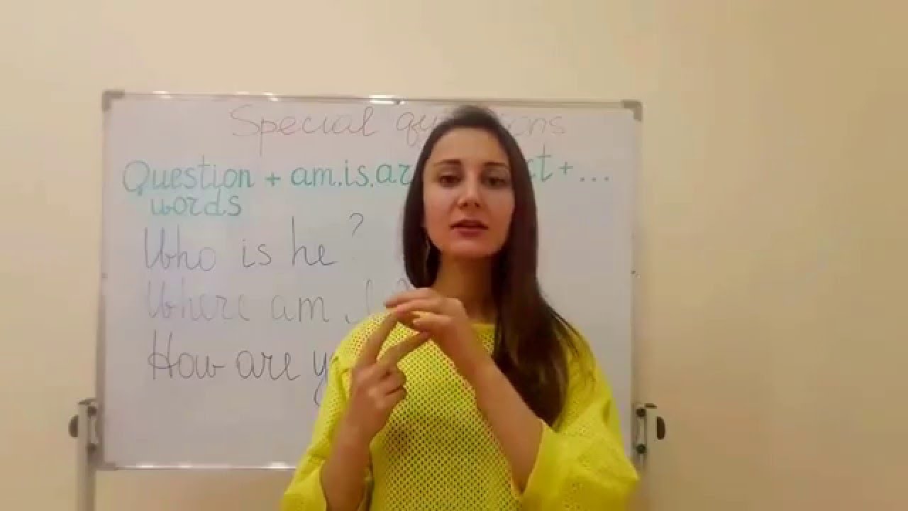 İngilis dili. 10-cu dərs. Am, İs, Are sual forması / Question form of am, is, are