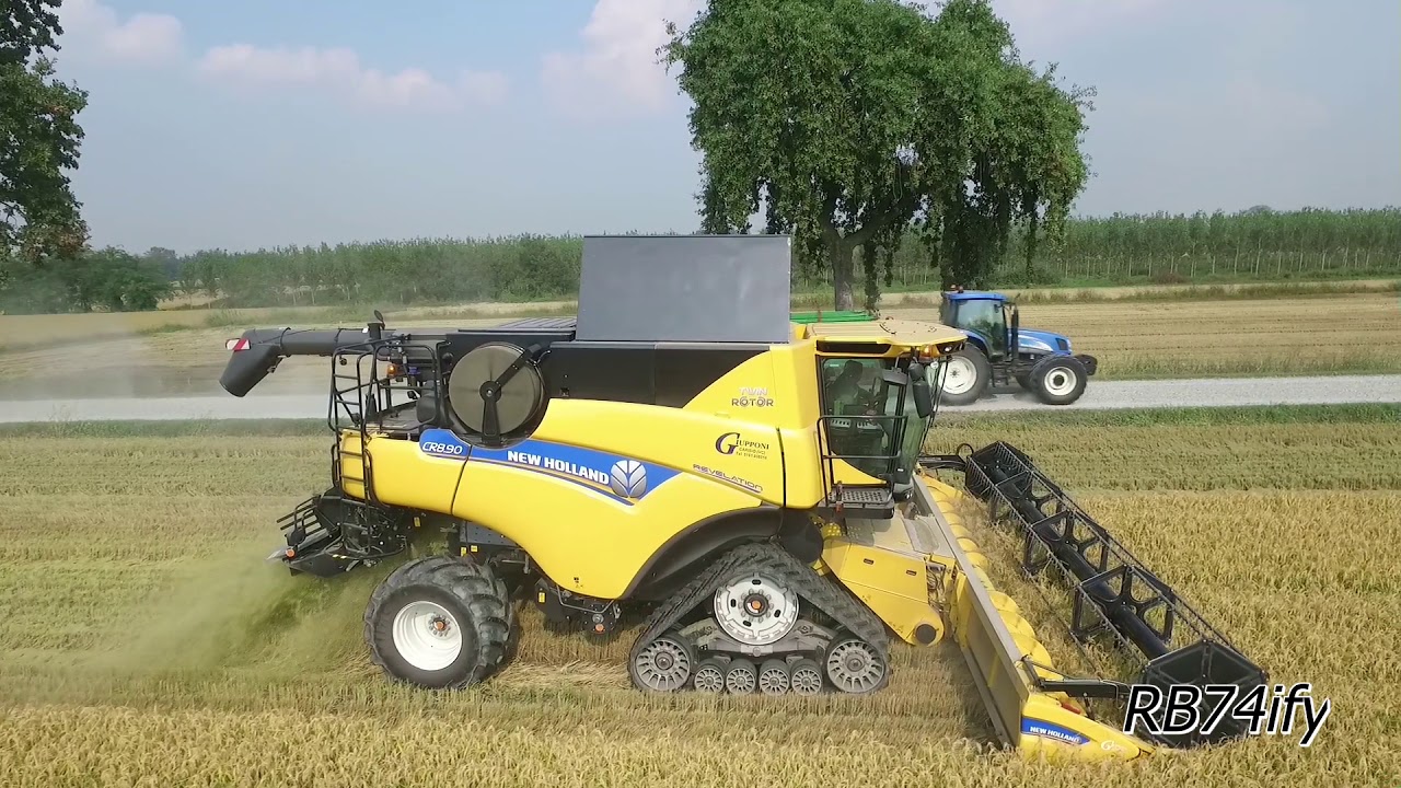 2018 RICE HARVEST - NEW HOLLAND CR8.90 Revelation SmartTrax Rice Header 7,3 m