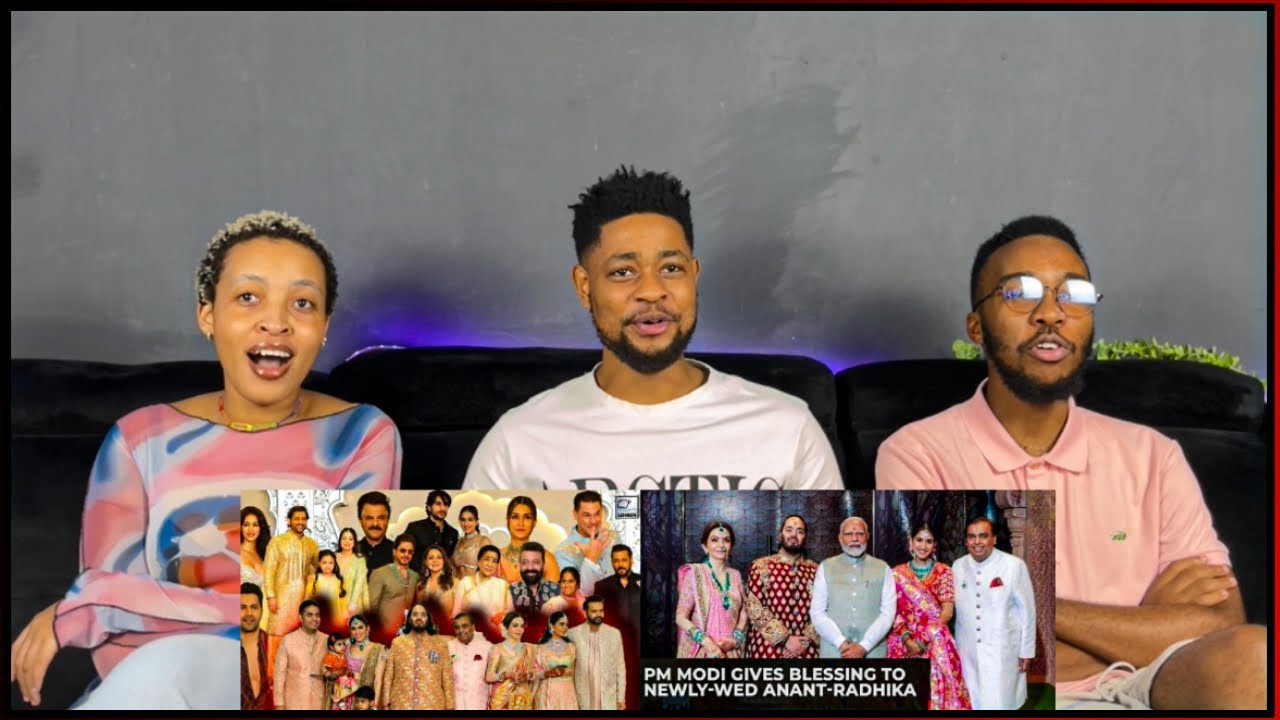 African Friends Reacts To PM Modi Blessing The Newly-wed + Celebs Who Attended At Ambani Wedding
