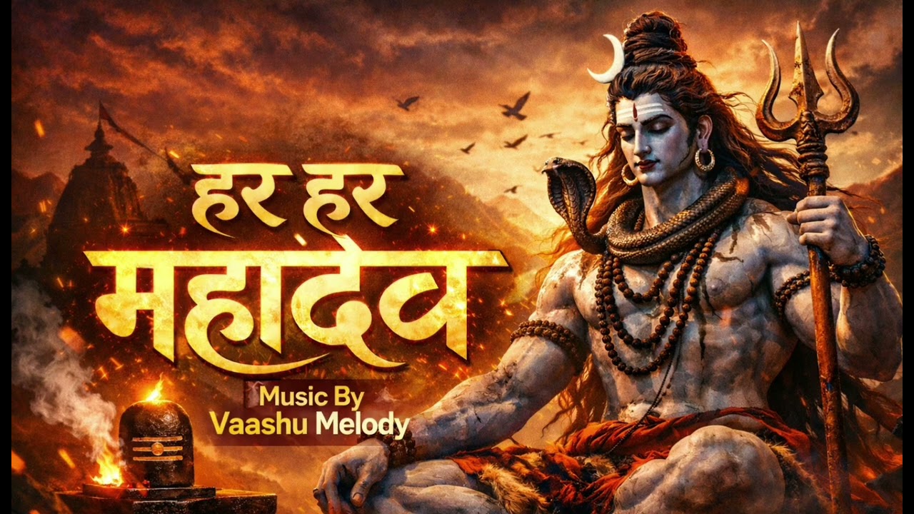  Har har mahadev .music by vaashu melody#shiv song