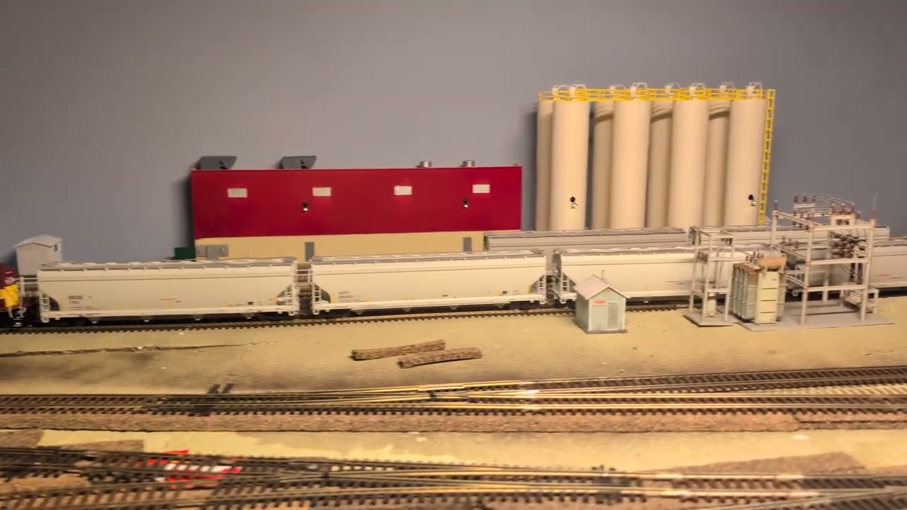 Lighting update!  The big reveal #hoscale #modelrailroad 