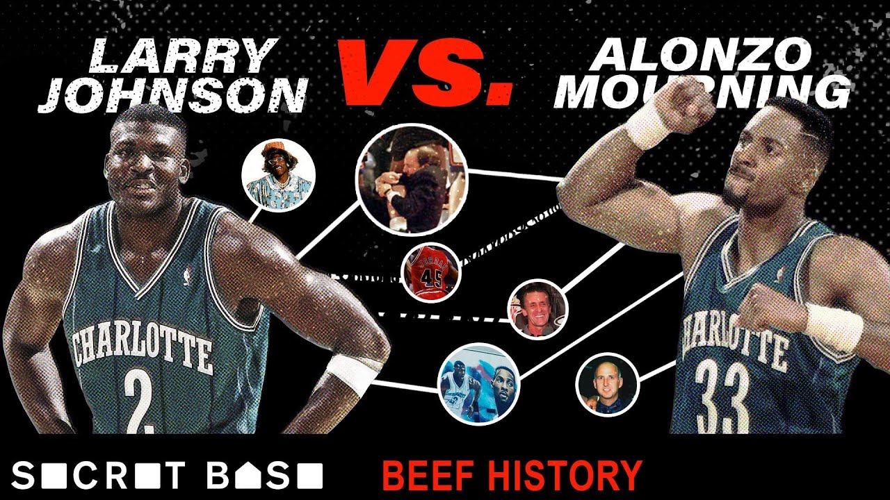 Larry Johnson's beef with Alonzo Mourning included a sad Hornets mural and a weird Knicks-Heat fight