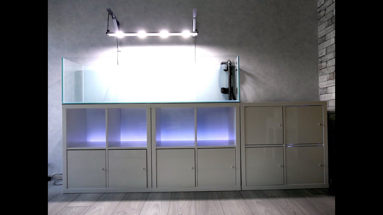 IKEA Aquarienschrank Kallaxregal Aquarium I Aufbau und Technik DIY I TAX