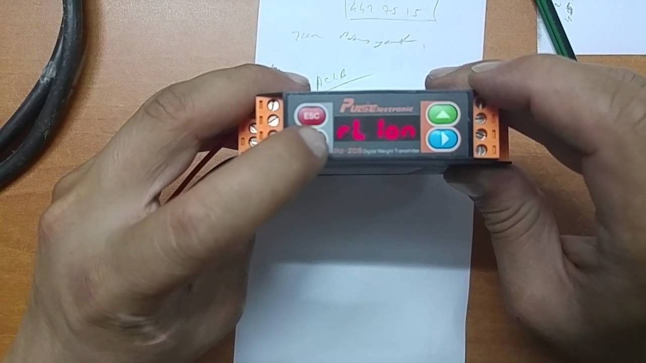 PD 20 S Loadcell  Relay Setting