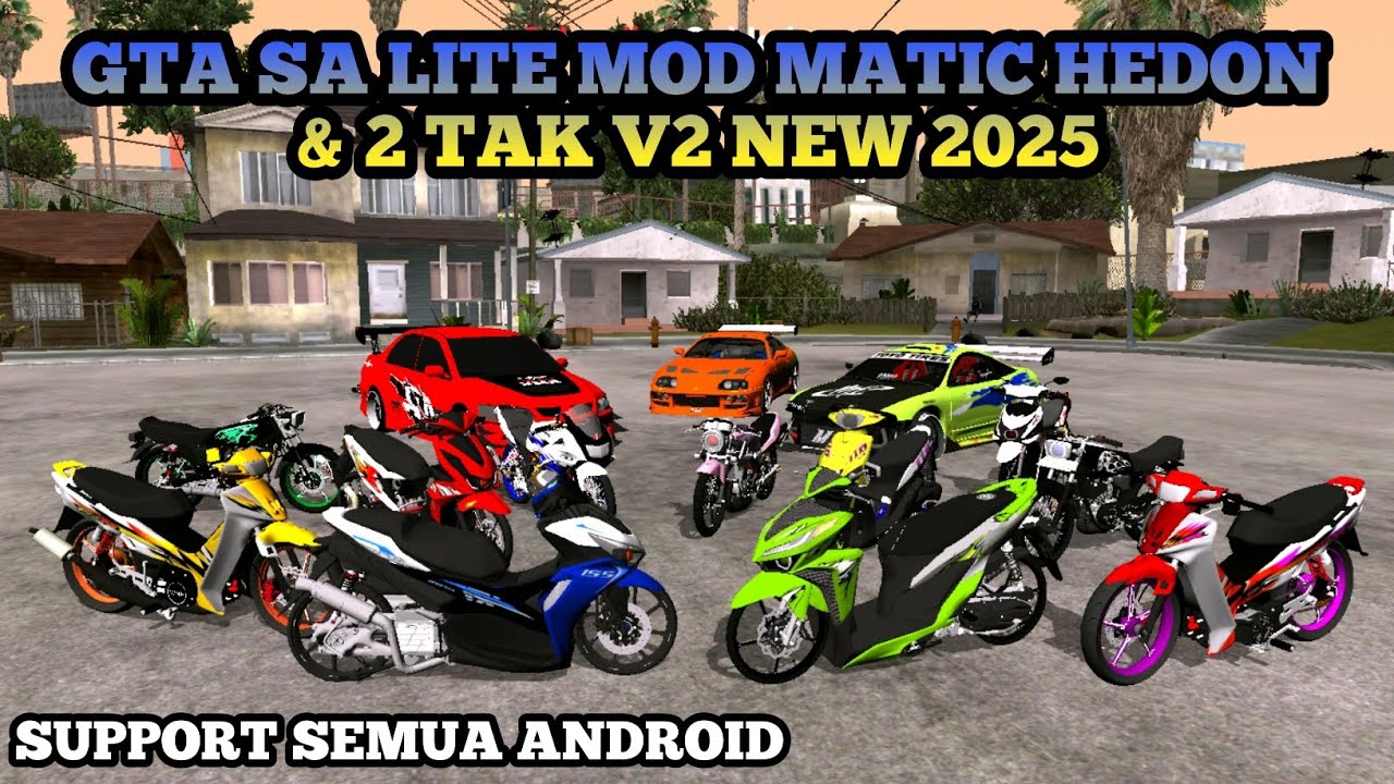 GTA SA LITE MOD MATIC HEDON & 2 TAK V2 NEW 2025