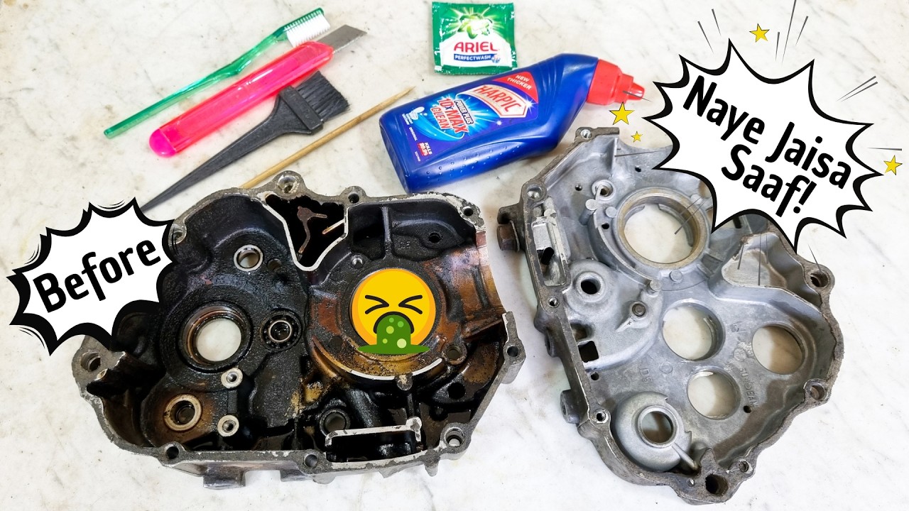 Ep19: Hero Honda CD100 Engine Chamber Was a Total Mess! Cleaned It After 25 Years