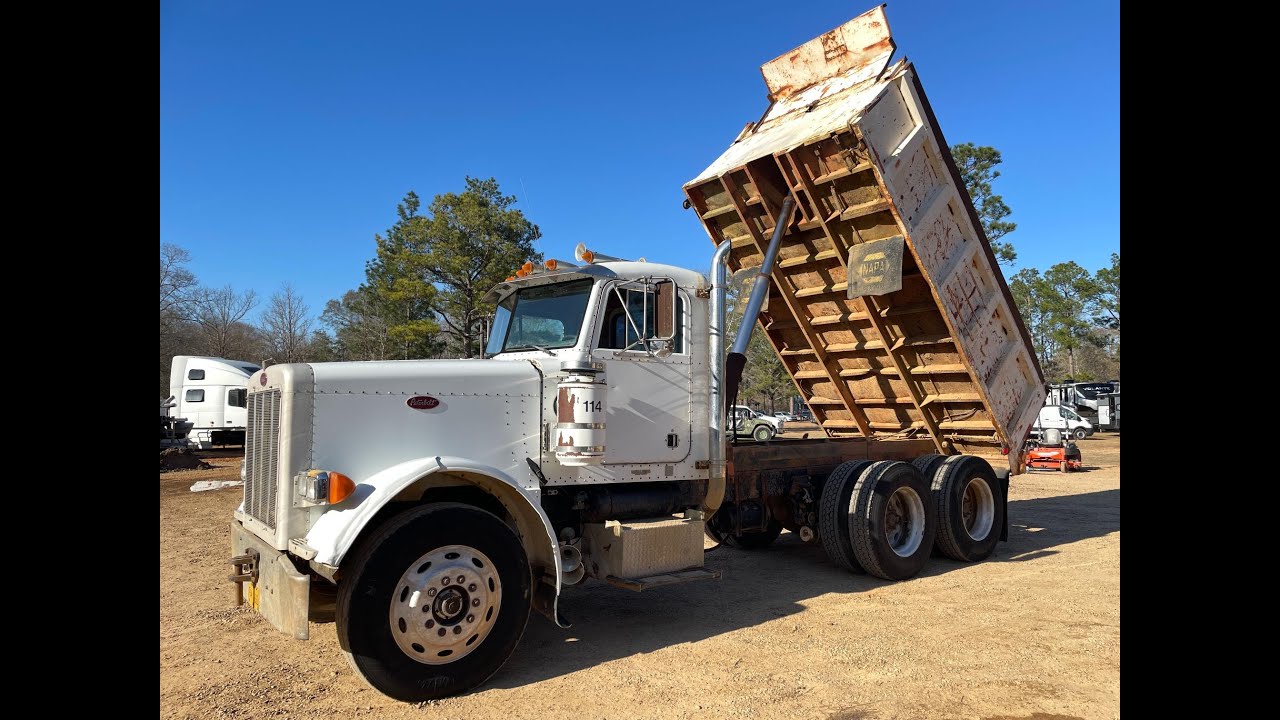 1993 Peterbilt 379 6x4 Tandem Axle Dump Truck (434,603 Miles)