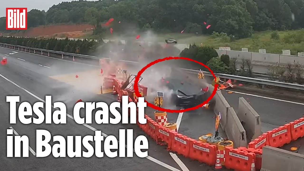 CHINA: Fahrer vertraute blind auf Autopilot!