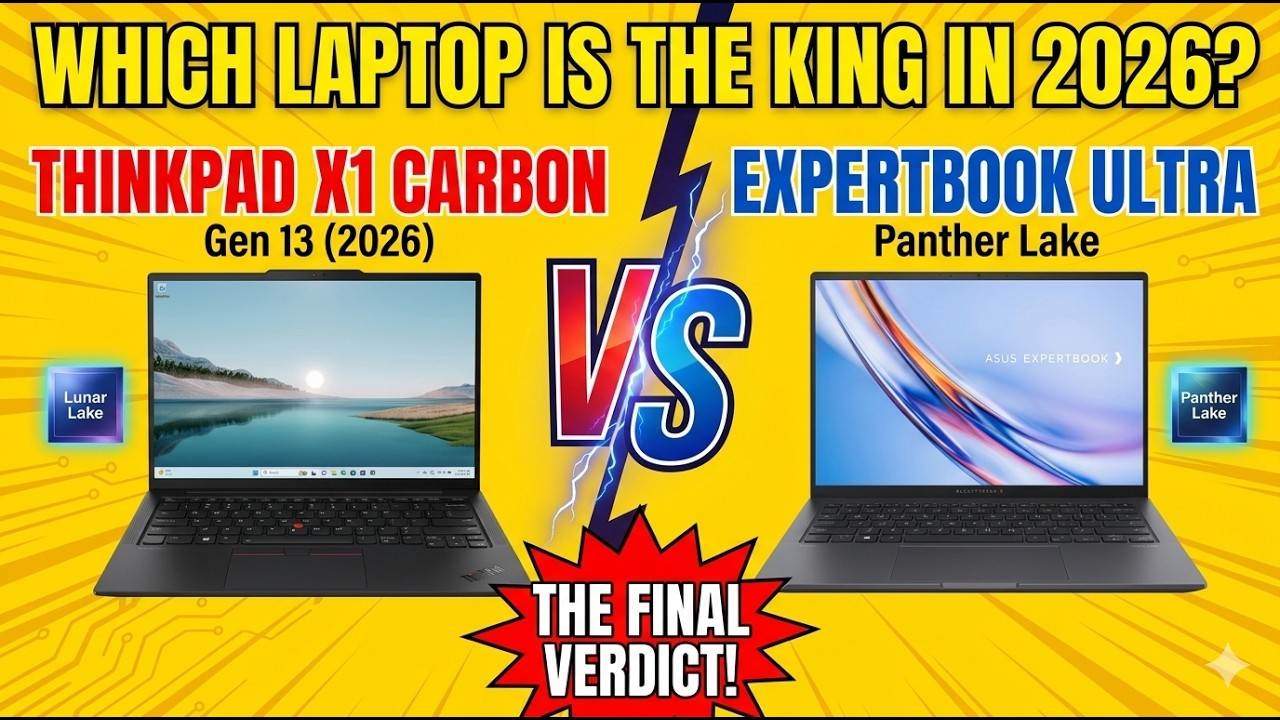 ThinkPad X1 Carbon (13-го поколения) против Asus ExpertBook Ultra: кто победит в 2026 году?