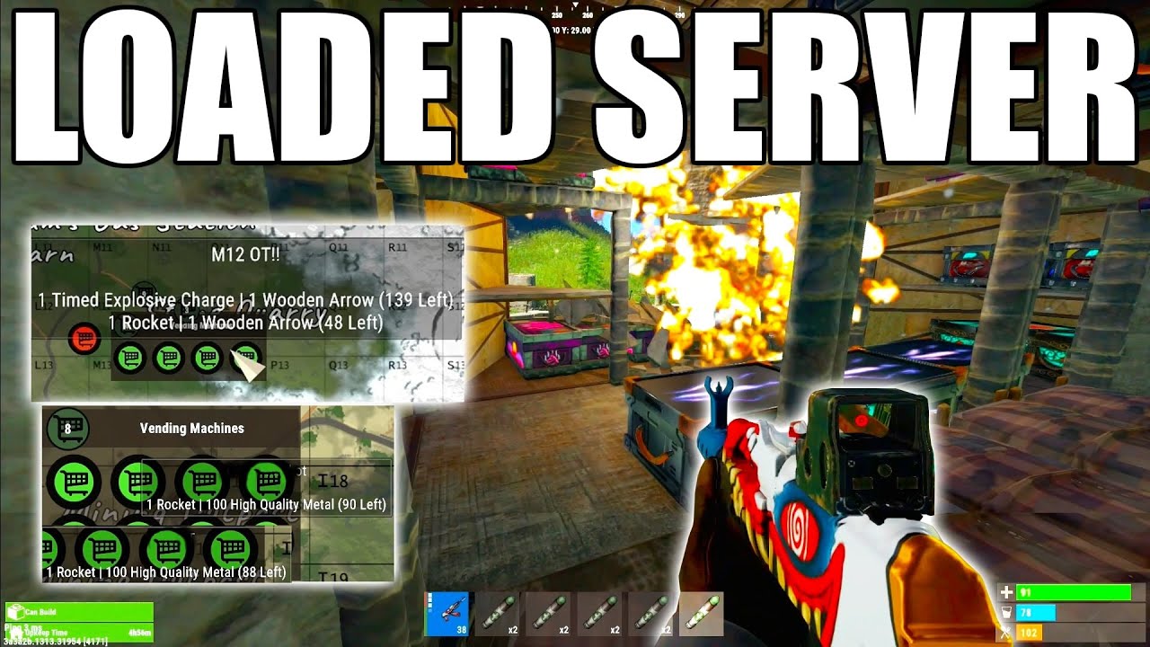How We Snowball on a Loaded Official Server in Rust Console