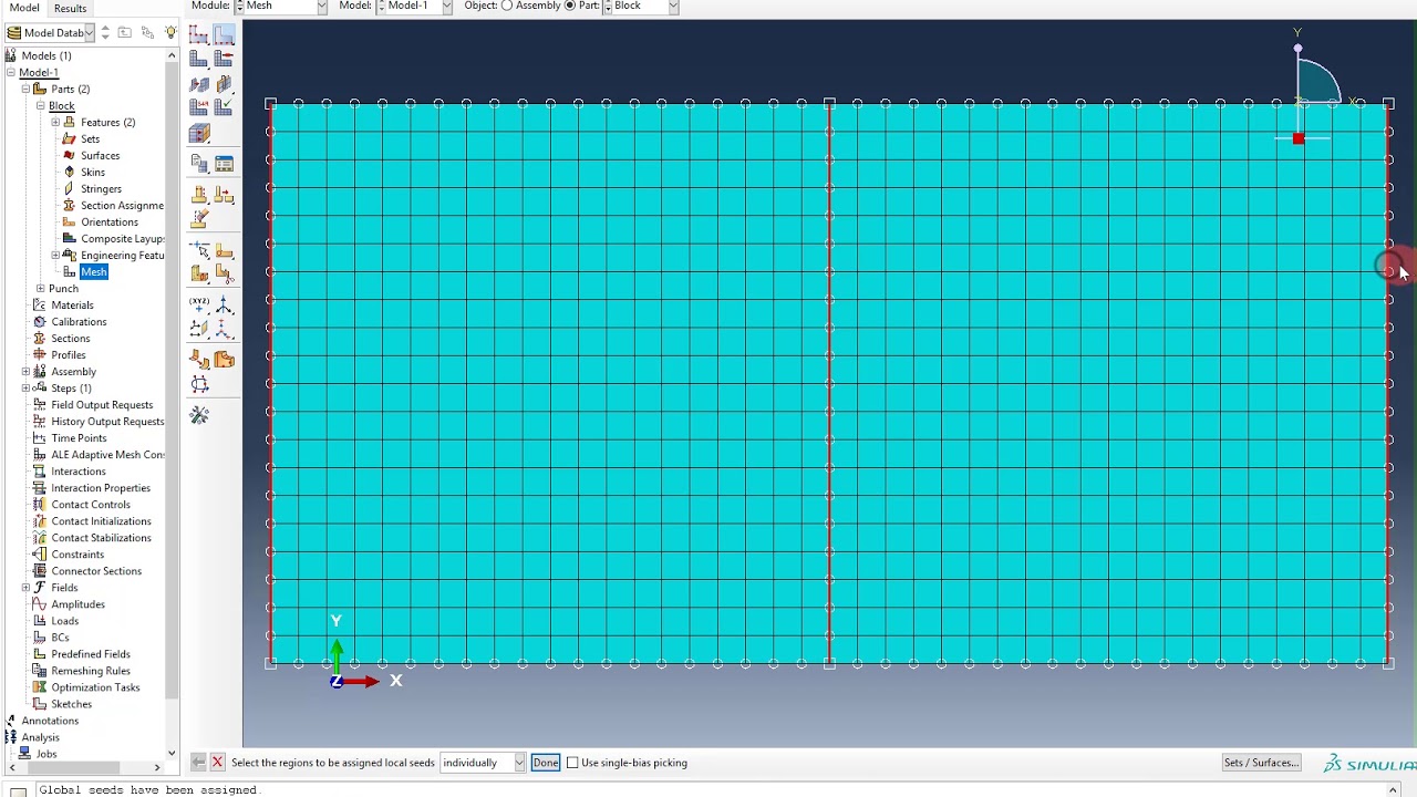 Abaqus Tutorial: Abaqus/Explicit Dynamic Analysis #6 Example Solution