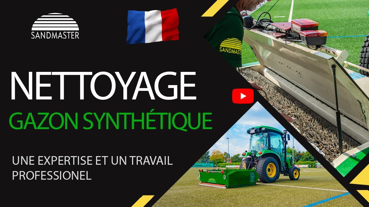 SANDMASTER - Entretien du gazon synthétique