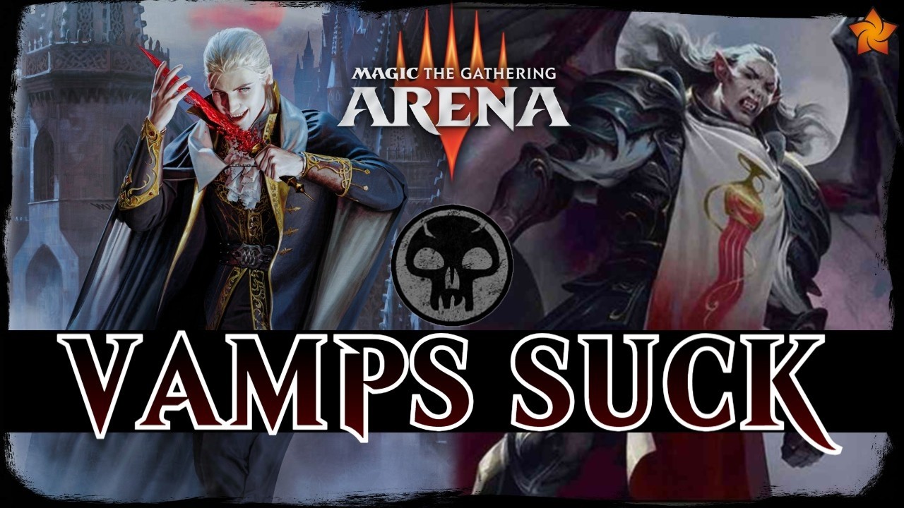VAMPIRE ALL BLACK | MTG Arena - Mono Black Vampires Life Drain Gain FOUNDATIONS Standard Deck