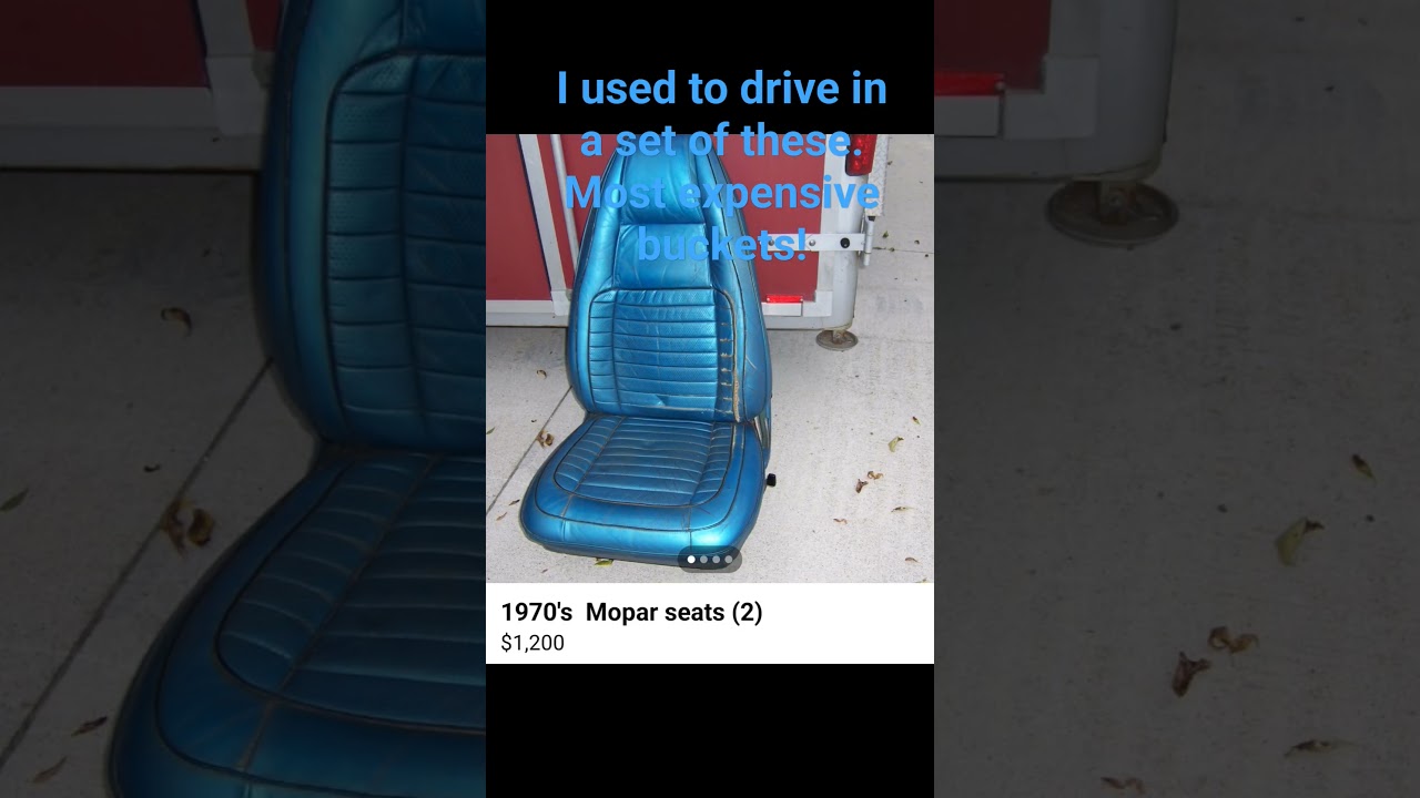 Most Expensive Bucket Seats!🙄
