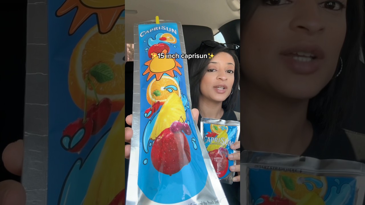 $100 giant Caprisun 😮