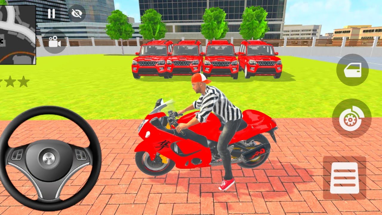 🎮 Franklin Ordered 4️⃣ Red Scorpio & Super Bike 😱 | Indian 🇮🇳 Bike Thief Auto Simulator🎮