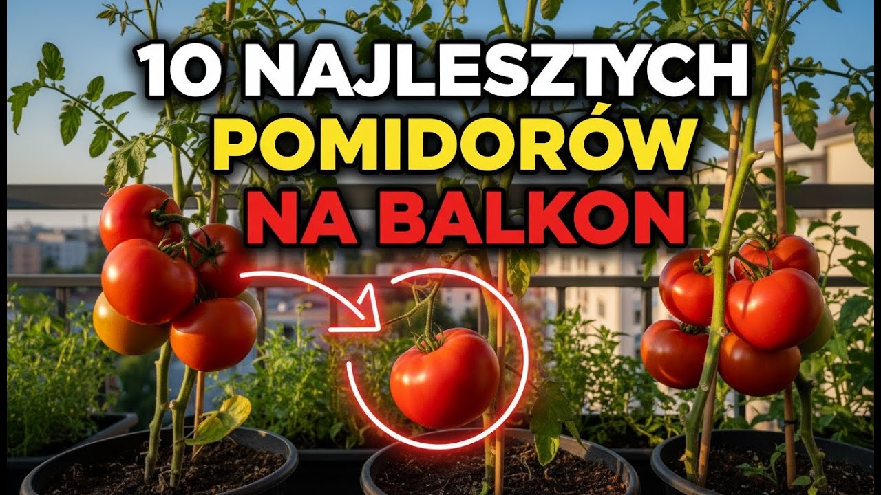 10 Najlepszych Pomidorów na Balkon – Które Wybrać i Jak Prowadzić
