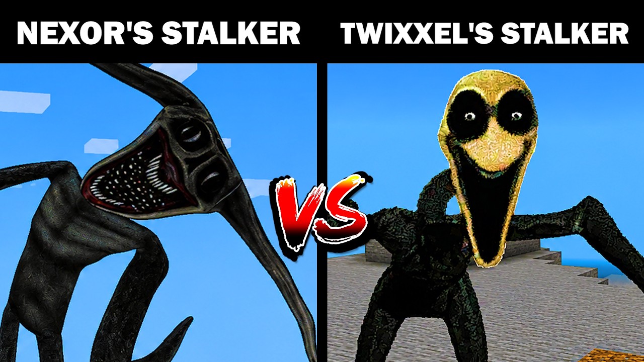 Twixxel's Stalker vs Nexor's Stalker in Minecraft - Which One Is Better?
