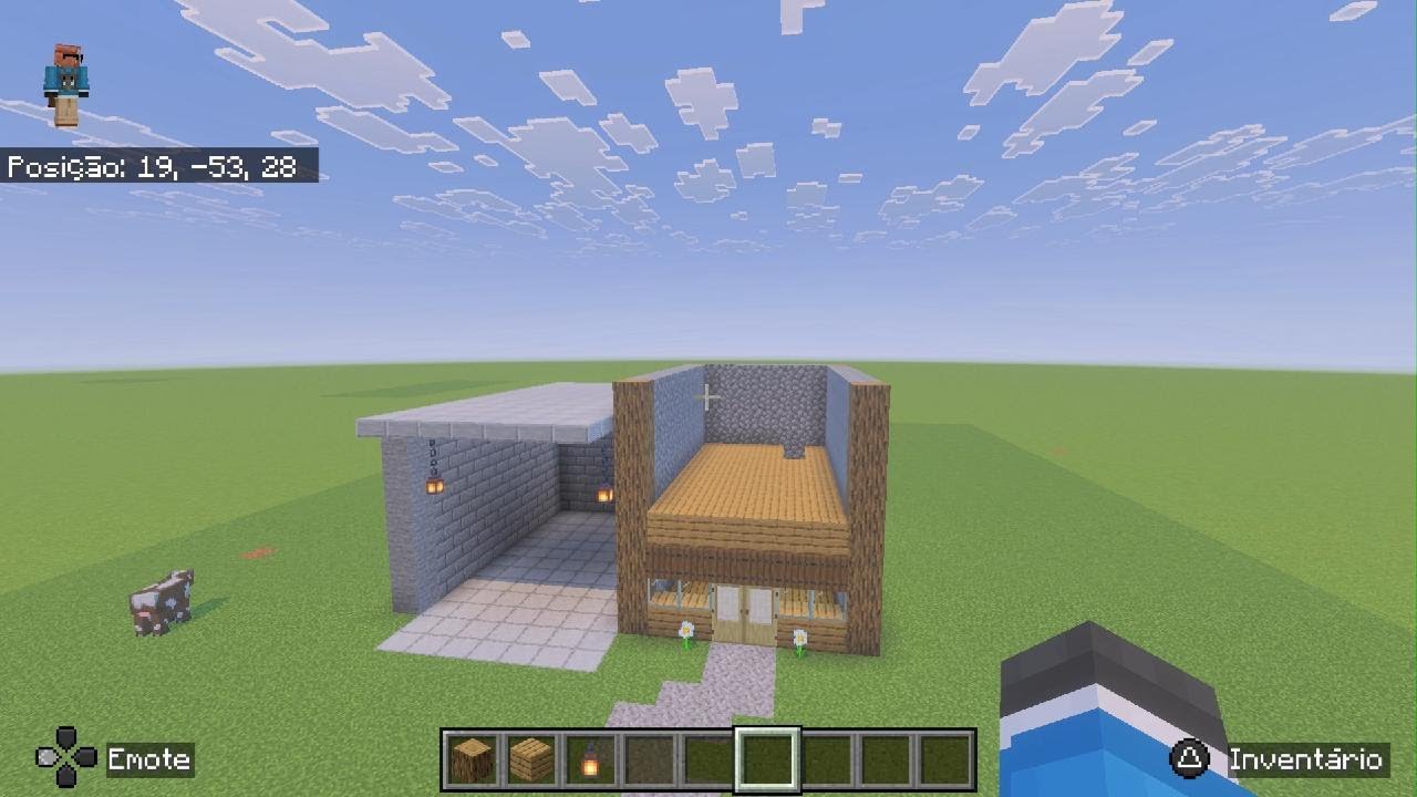 Como construir uma casa no Minecraft 2😂👍