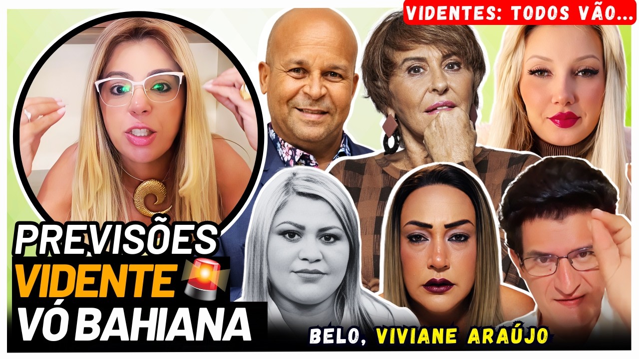💥 VIDENTE VÓ BAHIANA DISPARA CONTRA VIDENTES TODOS VÃO