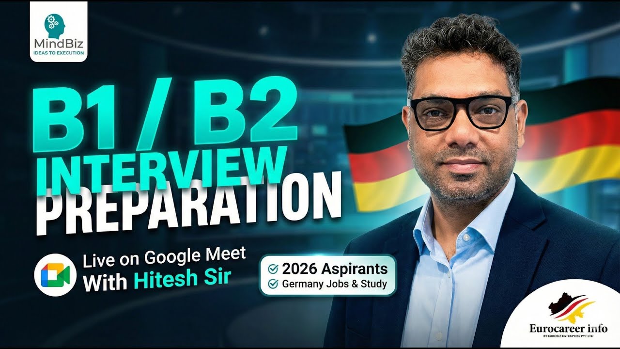 Crack Your B1/B2 German Interview 🇩🇪 | Live Preparation with Hitesh Sir | 2026
