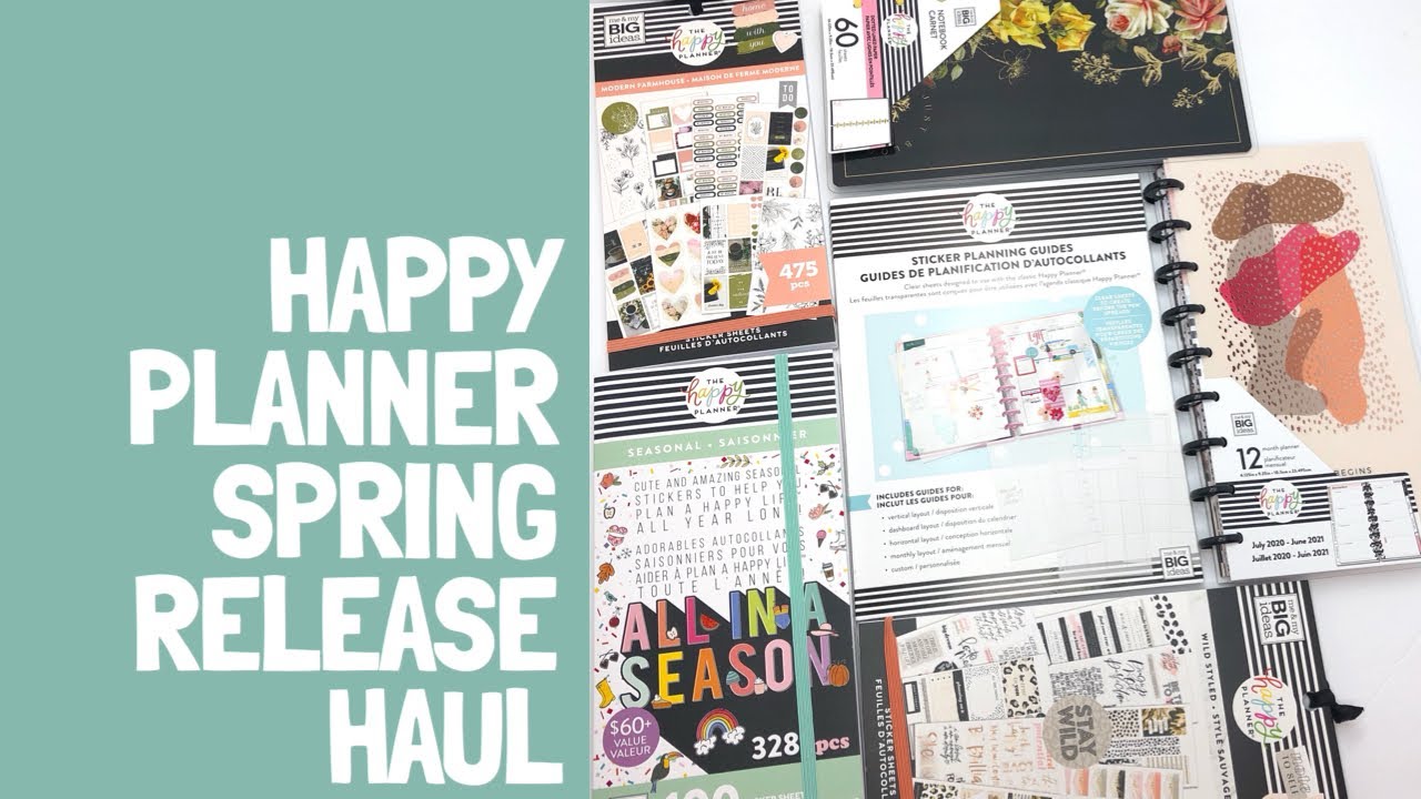 2020 Happy Planner Spring Release Haul