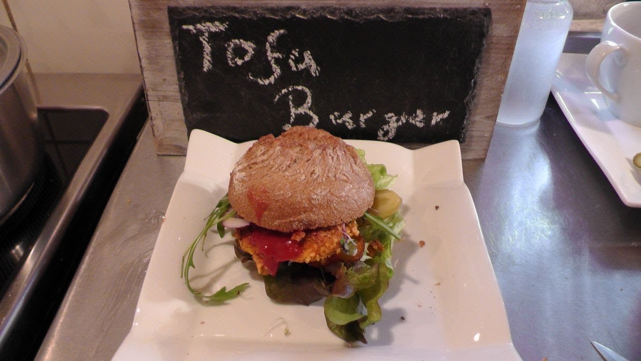 Tofu Burger vegan und lecker selber machen - Der Bio Koch #431