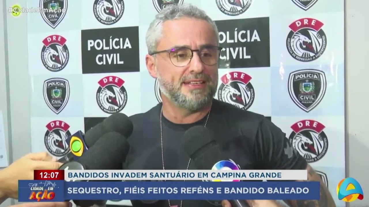Cidade em Ação - Criminosos invadem santuário en Campina Grande
