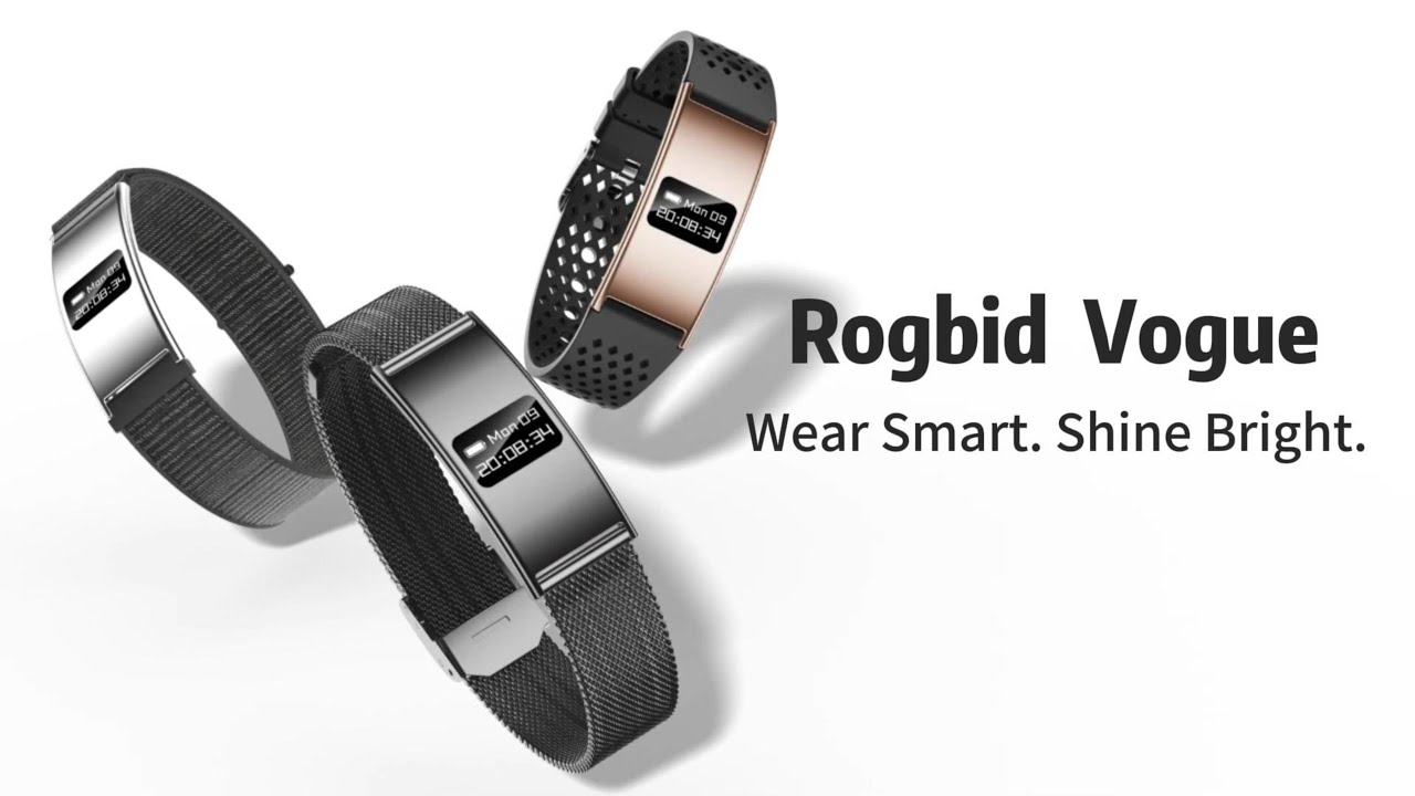Rogbid Vogue Smart Bracelet: Where Fashion Meets Smart Health Tracking | Christmas Debut