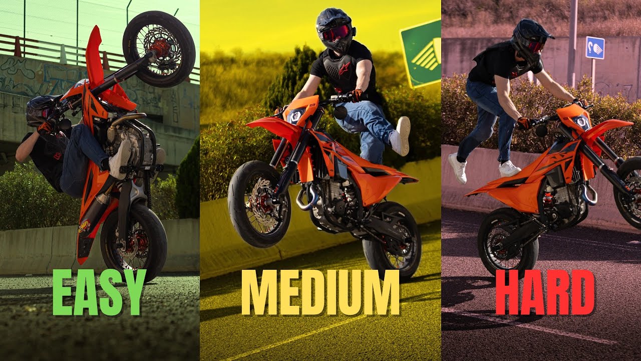 Alle Wheelie-Tricks erklärt (Level 1–5)