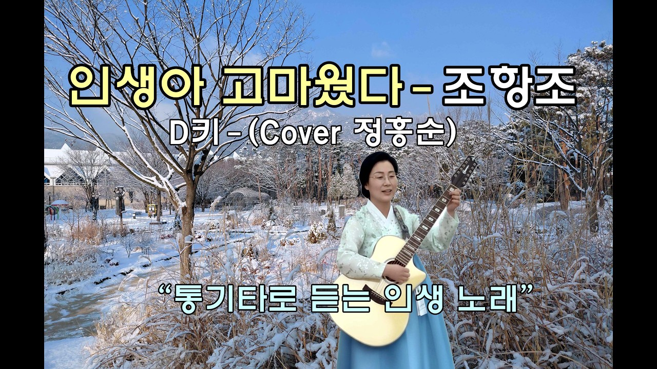 조항조 - 인생아 고마웠다 [D키] 🎸 감성 가득한 연주와 노래 (Cover 정홍순)