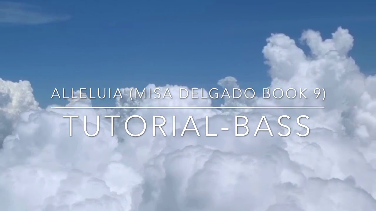 ALLELUIA (A Savior is Born Misa Delgado Book 9) BASS PART