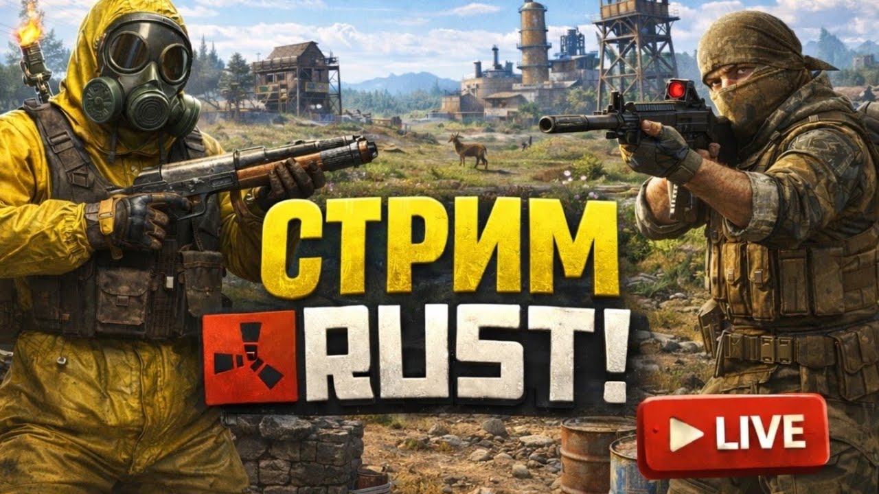 В ТРОЕМ ПРОТИВ КЛАНОВ |RUST | СВЕЖИЙ ВАЙП | #rust