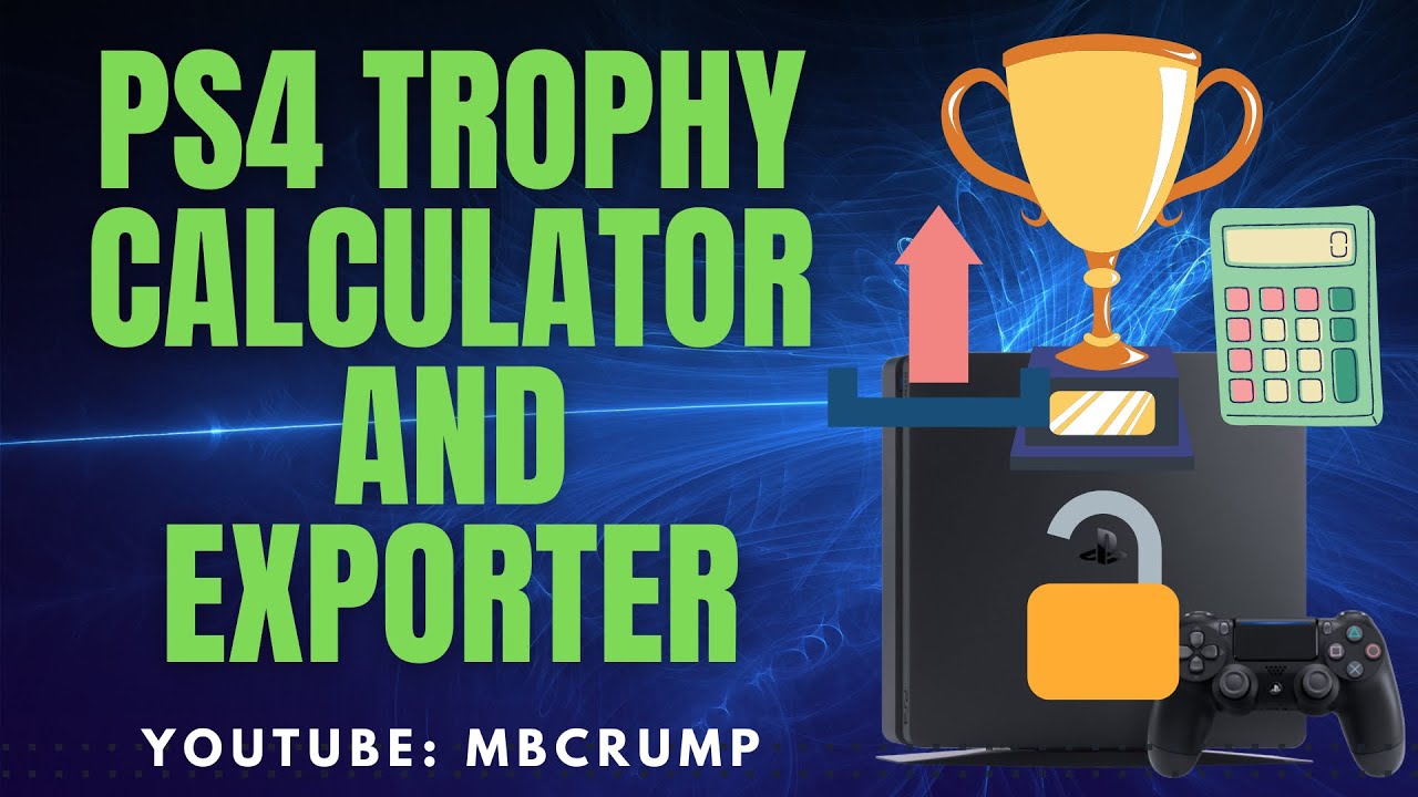 Рассчитайте и экспортируйте информацию о трофеях PS4 для взломанной PS4