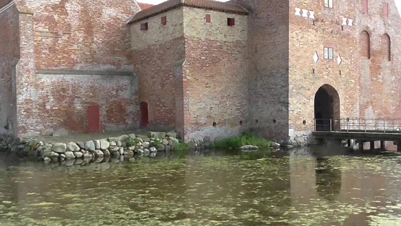 Danmark. Spøttrup middelalder borg 2015.