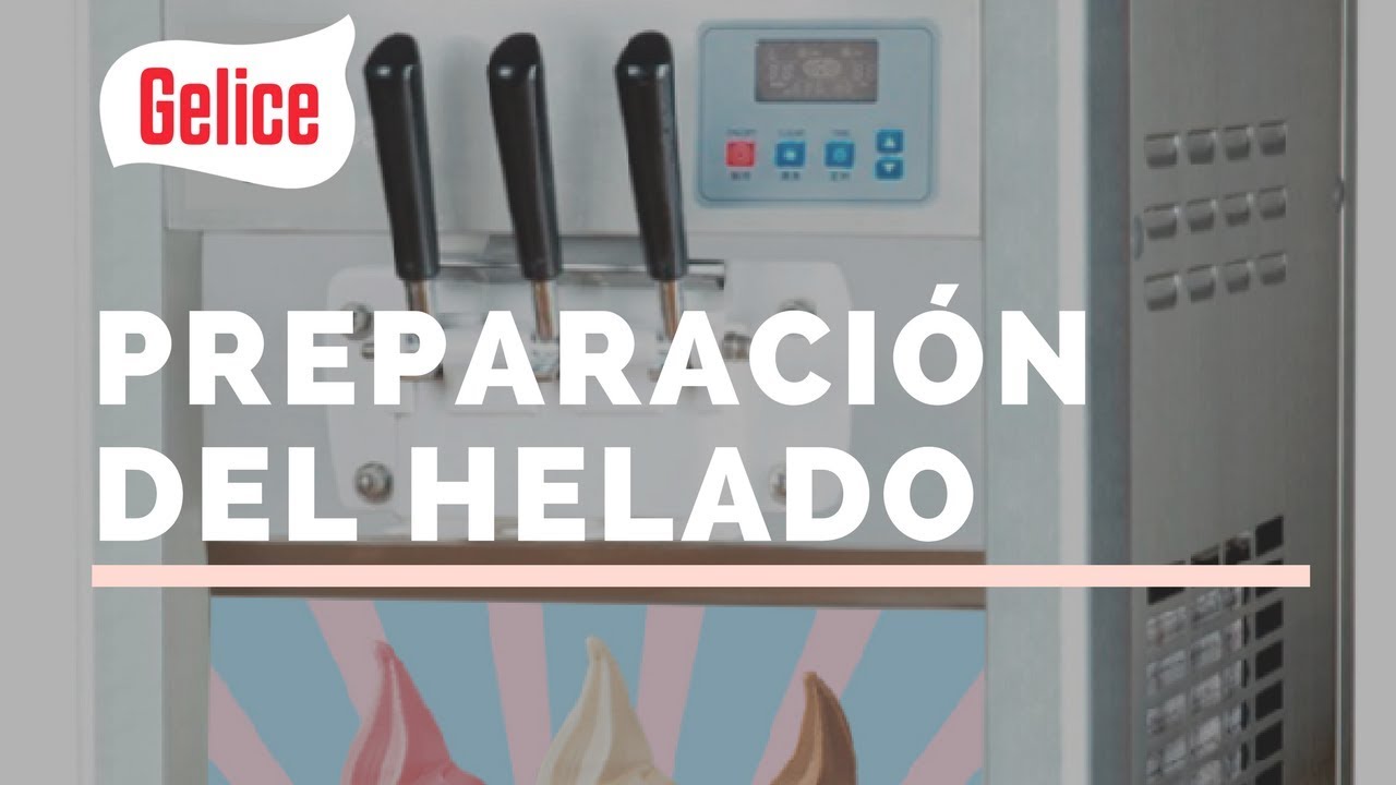 COMO PREPARAR HELADO CON LA MAQUINA GELICE BQL818T - Máquina para hacer helado suave