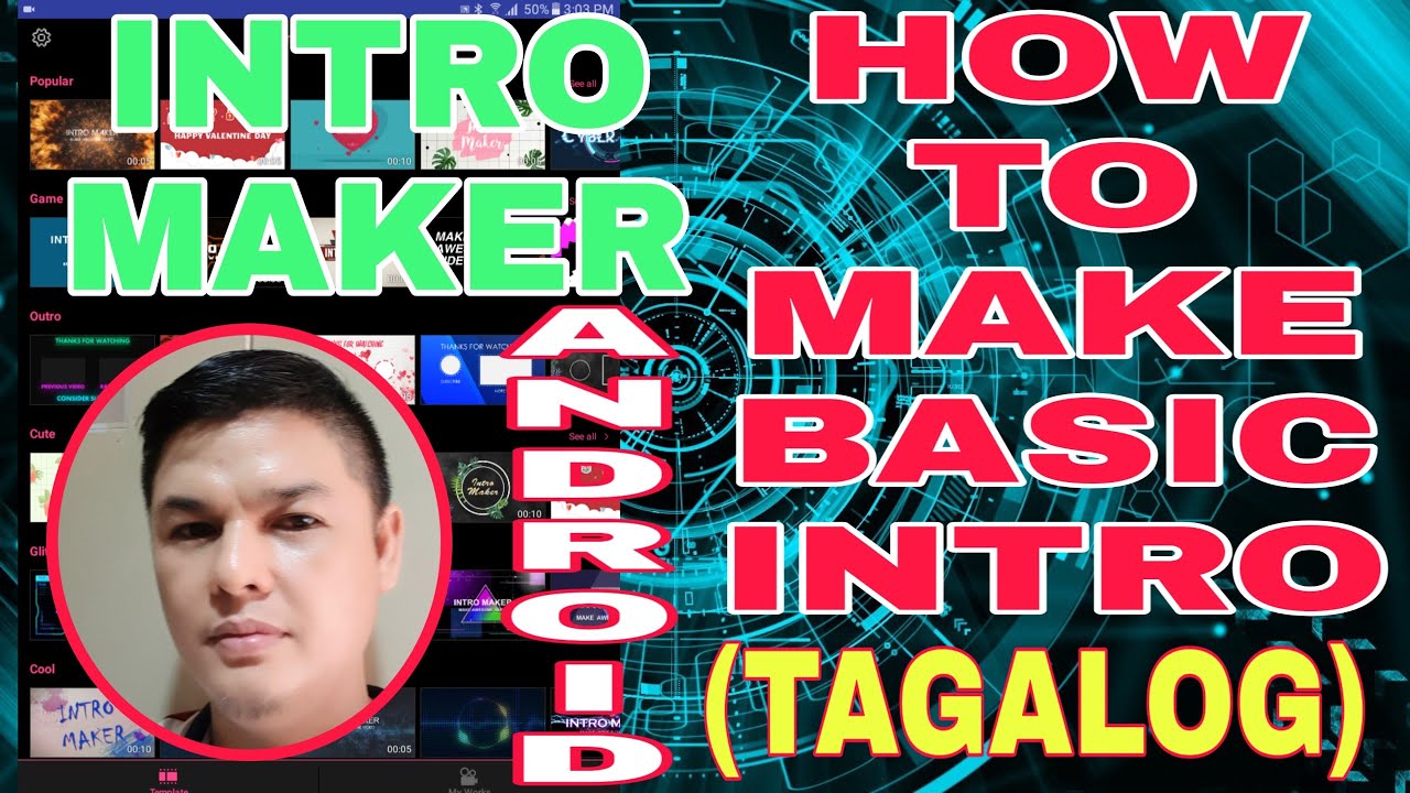 How To Make Basic Intro|Tagalog|Intro Maker