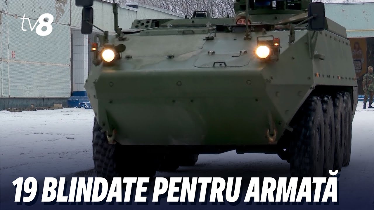 19 blindate pentru armată. Republica Moldova a recepționat ultimul lot de blindate germane