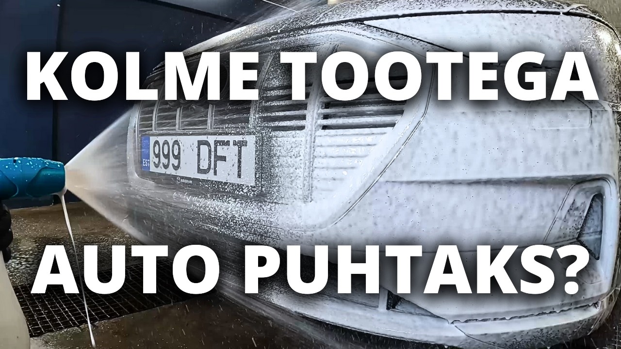 Kuidas me ise oma autot peseme? Igapäevane auto pesu lihtsate vahenditega