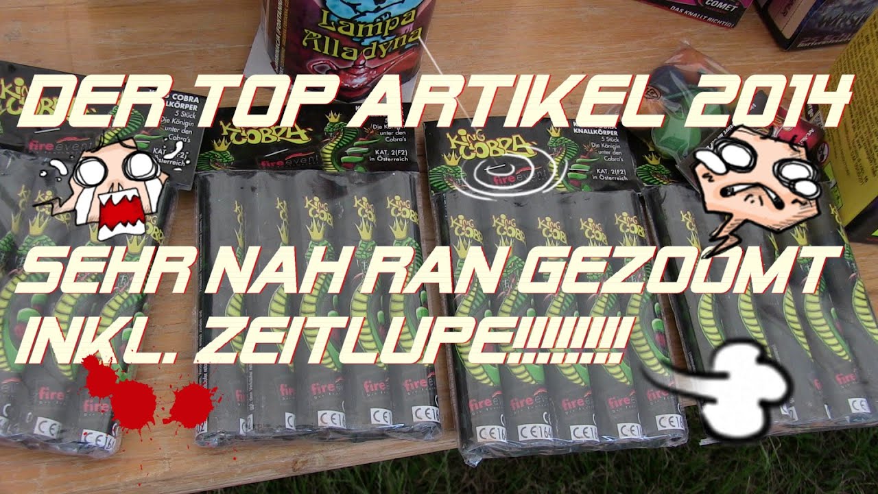 King Kobra/The King von Fireevent KRASSE EXPLOSION IN ZEITLUPE (Vorfreude auf Silvester 2019)