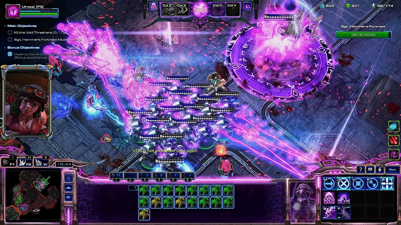 SC2 Nexus Co-Op Void Thrashing ▏ Ulrezaj Custom Mutation Solo GamePlay