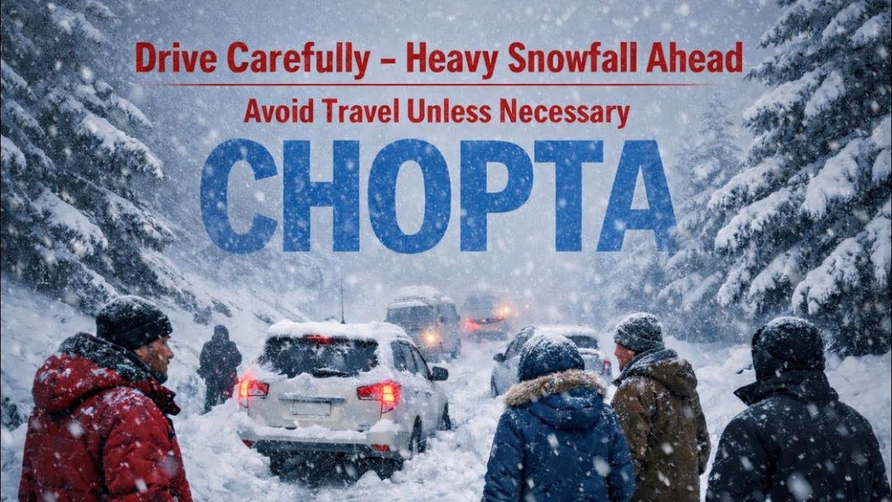 We Chased LIVE Snowfall in Chopta ❄️ Budget Stay & Epic Deoria Tal Trek | Friends Adventure