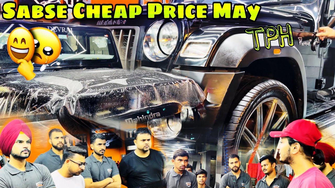 Mahindra THAR Huyi (TPH PPF) Se Boht Kmm Price🤭| Ppf installation tutorial in Hindi #thar