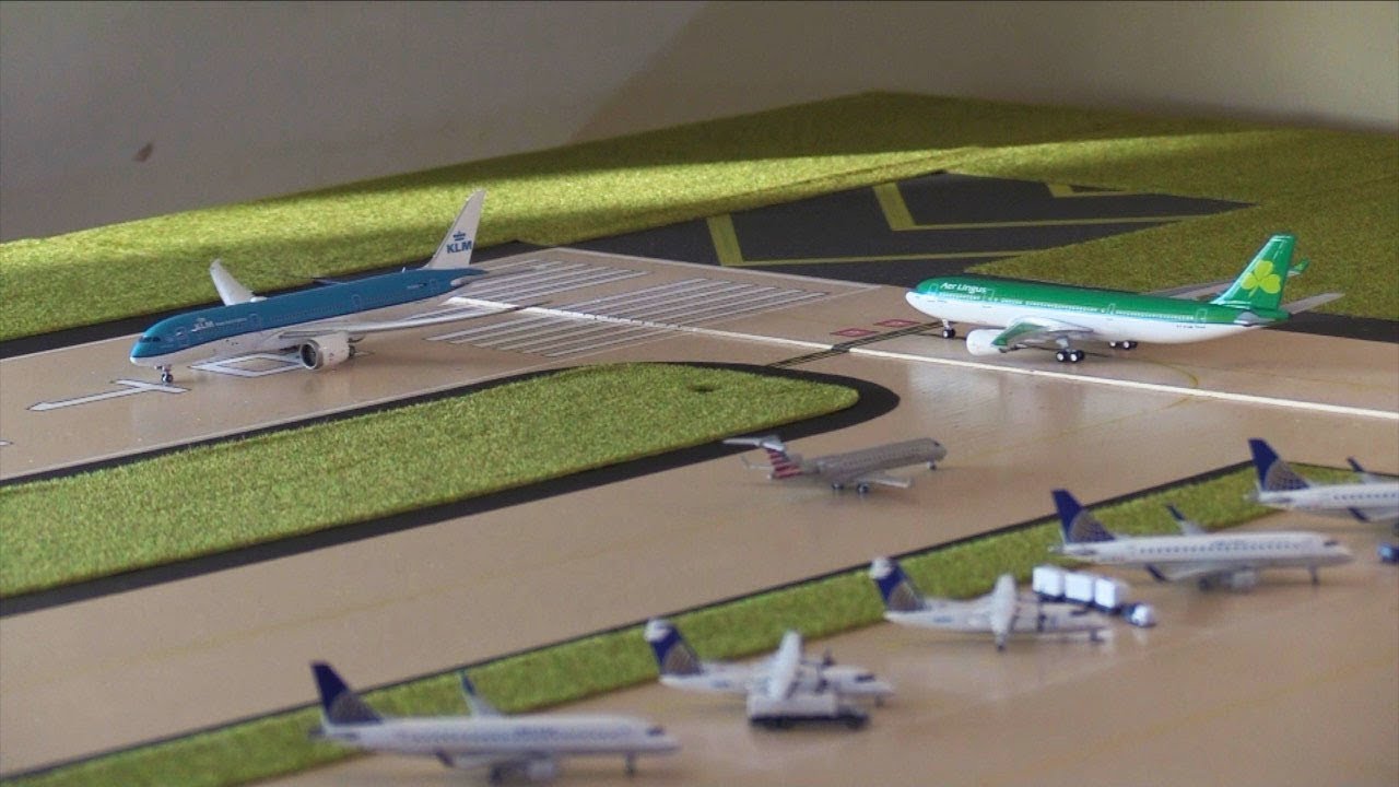 1:400 Model Airport Update Washington Dulles International Airport IAD #03